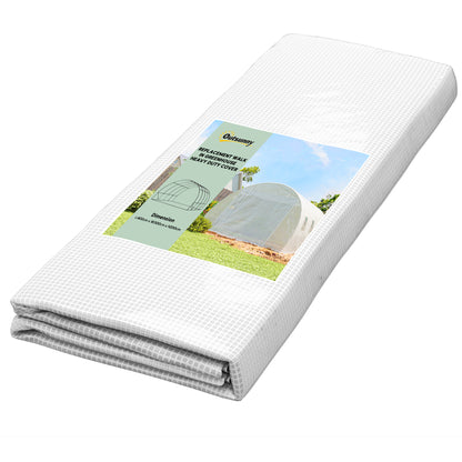 4 x 3 x 2m Greenhouse Replacement Cover ONLY for Tunnel Greenhouse