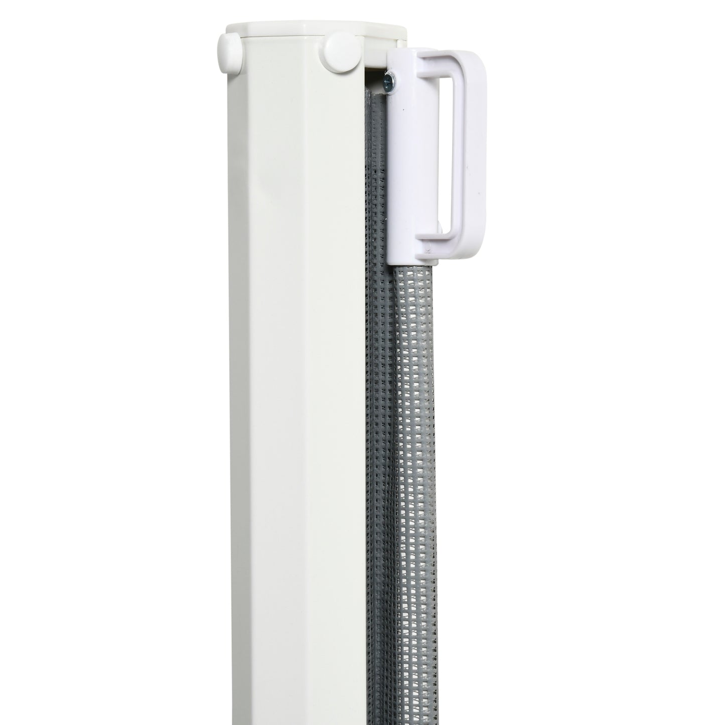 Retractable Pet Safety Gate, Folding Stair Barrier, Guard Door, Grey