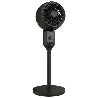 9" Pedestal Cooling Fan with Adjustable Speed, Black
