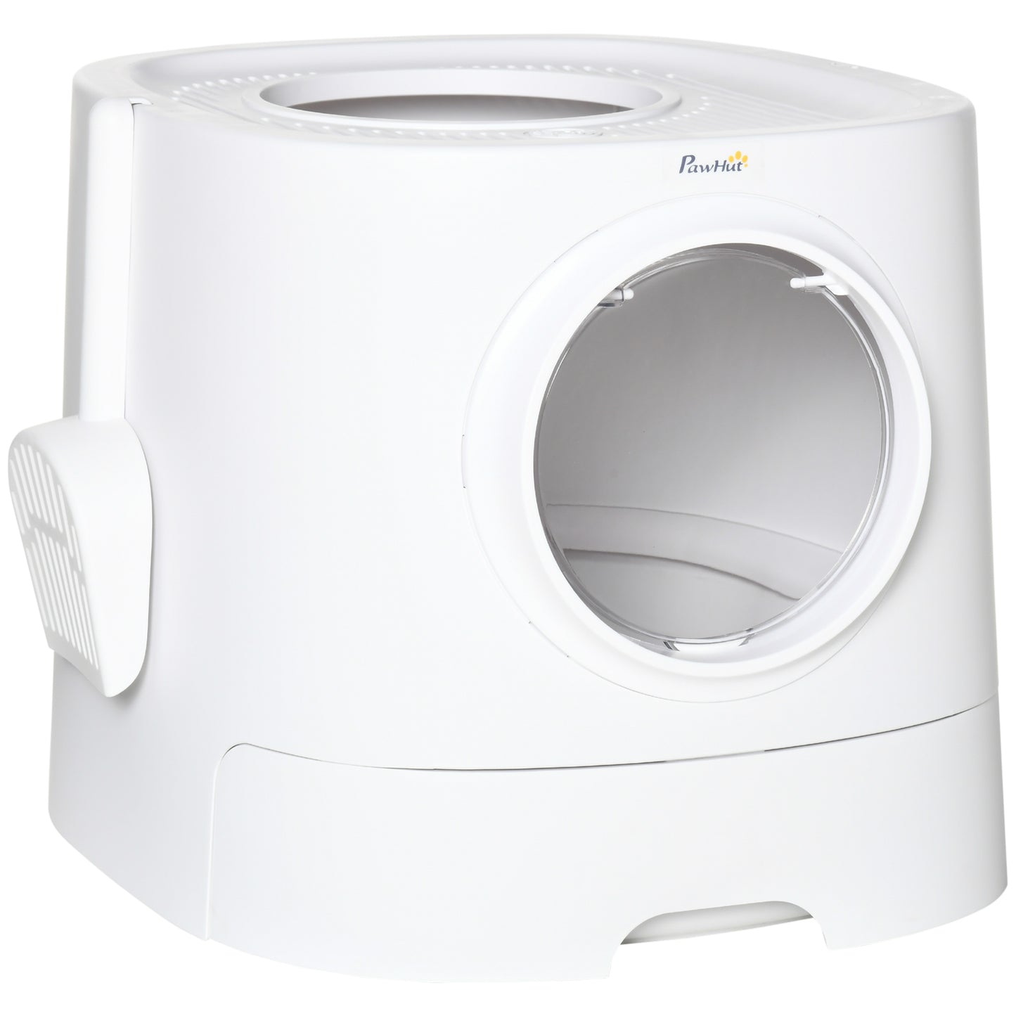 Cat Litter Box Portable Pet Toilet Fully Enclosed Kitten Pan w/ Scoop