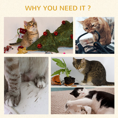 104 cm Cat Tree, Cat Condo Tree Tower, Cat Activity Centre with Scratching Posts, Plush Perch, Hanging Ball - Beige