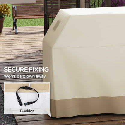 66W x 152Lcm PU Coated Protective Grill Cover - Beige