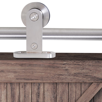 Modern Sliding Barn Door Closet Hardware Track Kit Track System Unit