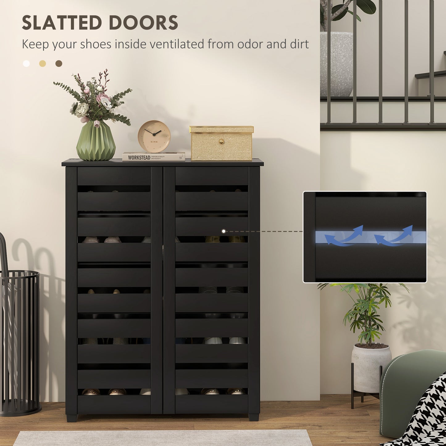 Pedal Bin with Soft-Close Lid, 20L Kitchen Bin for Home, Matte Black
