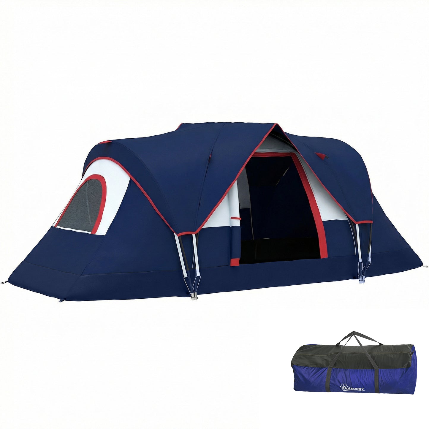 5-6 Man Camping Tent, Water Resistant Hiking Shelter