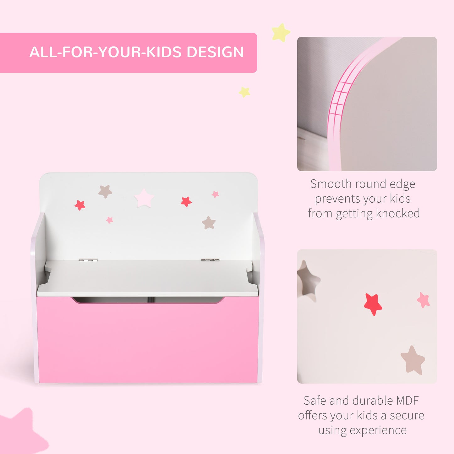 Kids Storage Bench