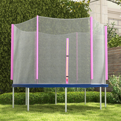 10ft Trampoline Net Replacement Safety Net with Zipped Door, Pink