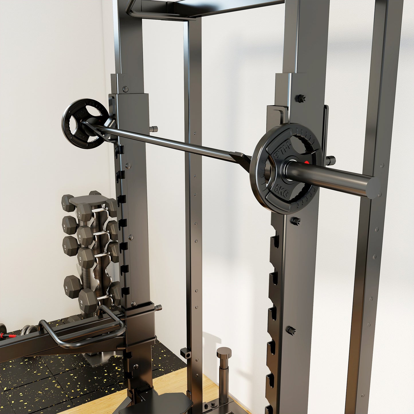 2 x 5kg Olympic Weight Plates, Weight Plate Discs with Tri-Grips