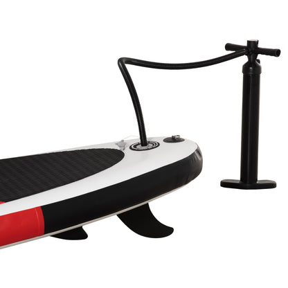 10Ft Inflatable Stand Up Board Non-Slip Deck Board w/ Paddle Carry Bag