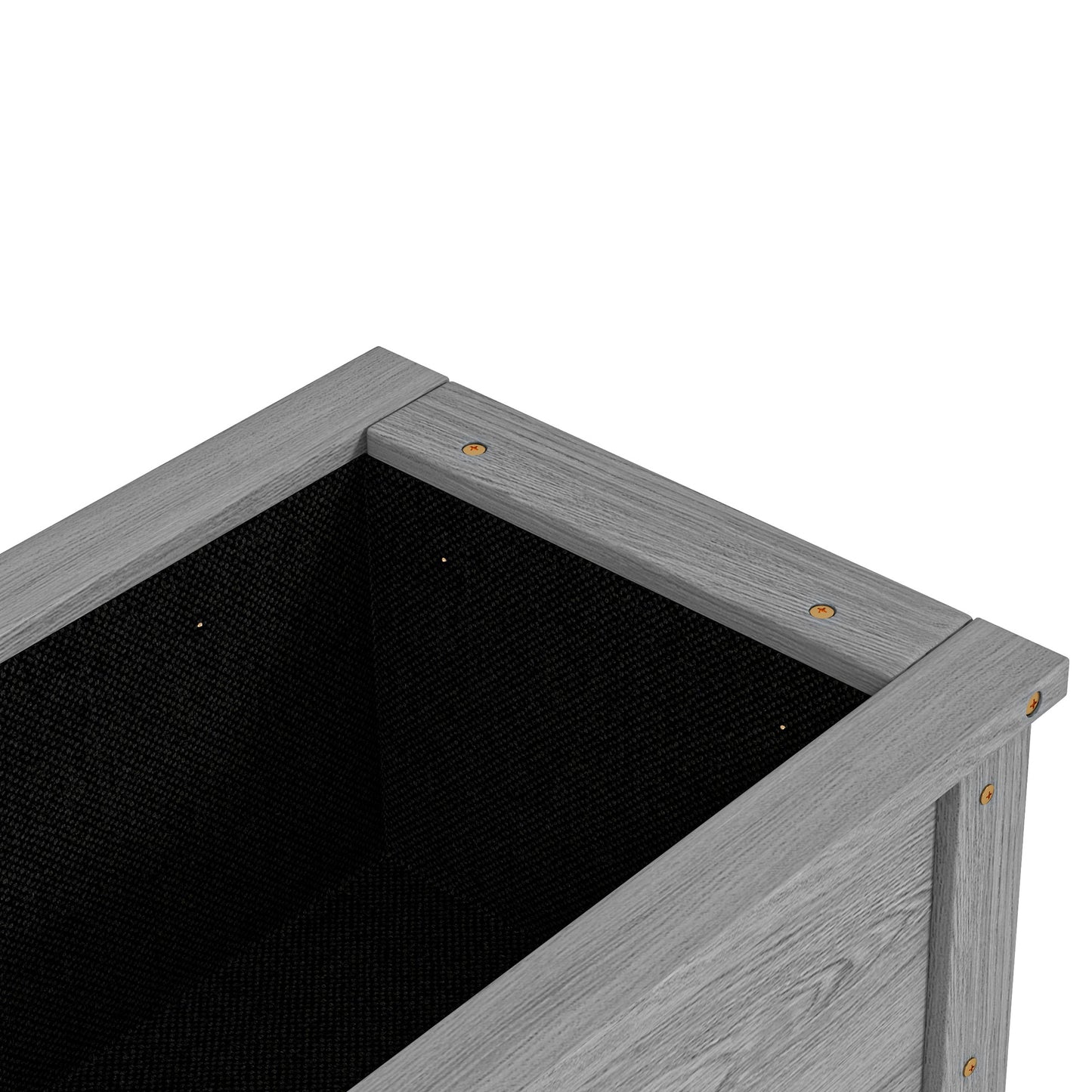 Wooden Raised Garden Bed, Elevated Planter Box with Storage Shelf