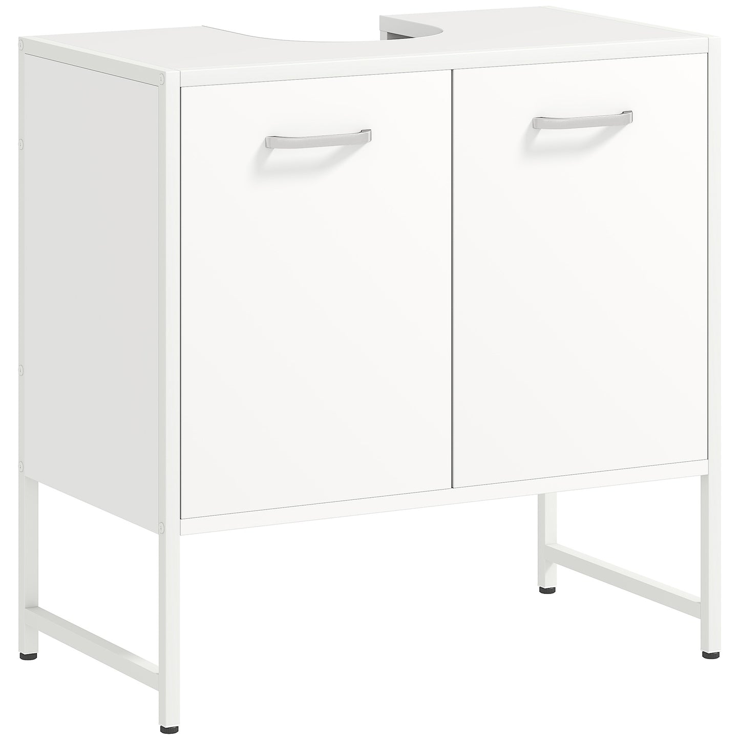 Bathroom Under Sink Cabinet for Basin without or with Pedestal White