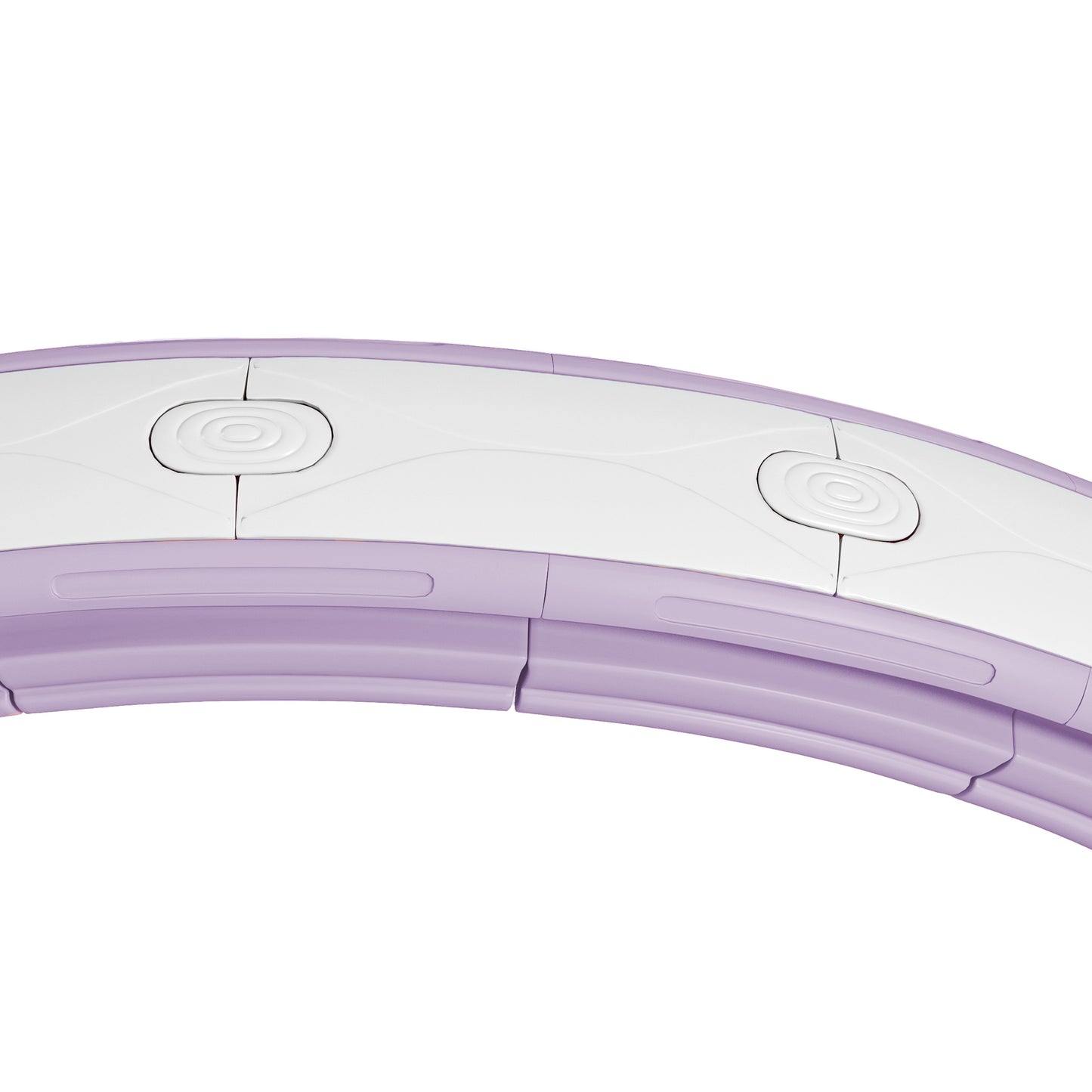 Smart Weighted Hula Hoop with 16 Detachable Knots, Purple