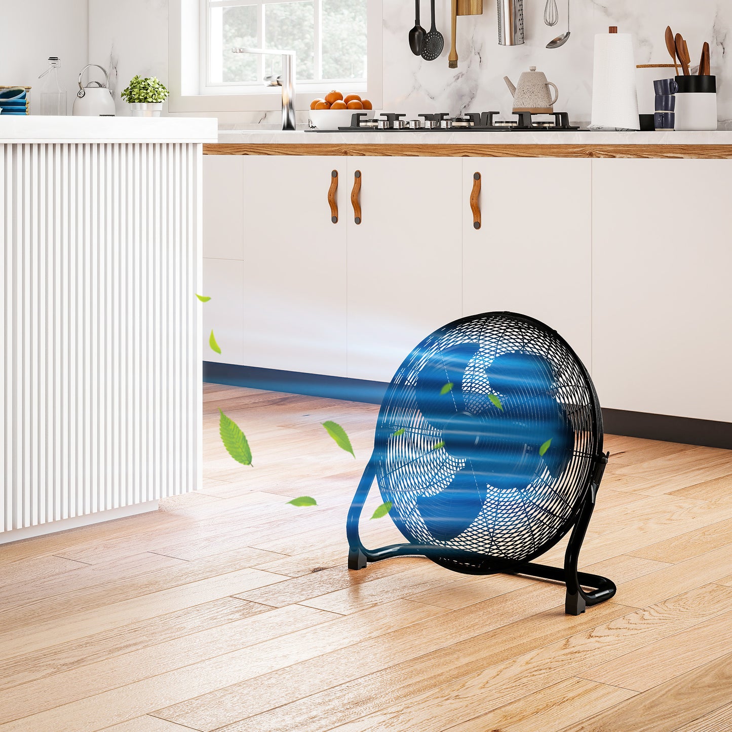 20" 100W Desk Fan Home Office Moving Oscillation with 3-Speed Wind