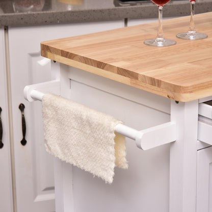 Kitchen Storage Trolley Cart Rolling Wheels Shelves Cupboard W/ Drawer