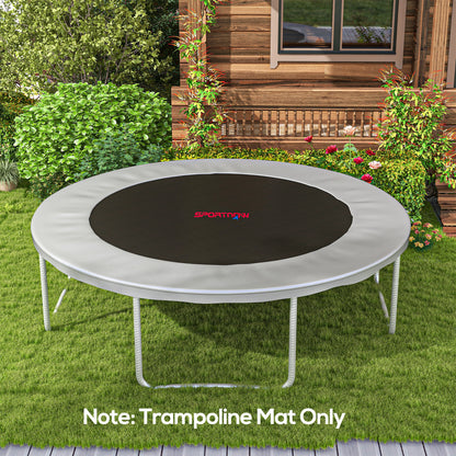 Trampoline Mat with 72 V-Hooks, for 12ft Trampoline, Orange