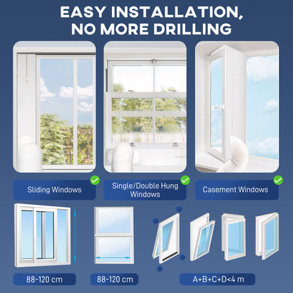 Portable Air Conditioner 12000 BTU, 4-in-1 Air Conditioning Unit