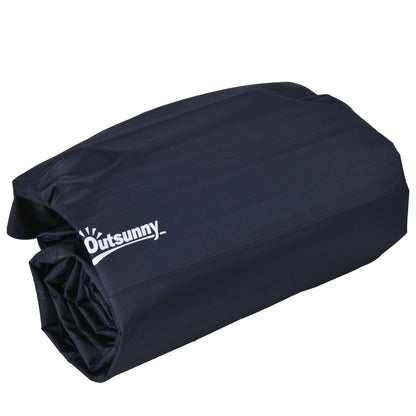 Double Air Bed Inflatable Mattress, 195 x 140 x 10cm, Blue