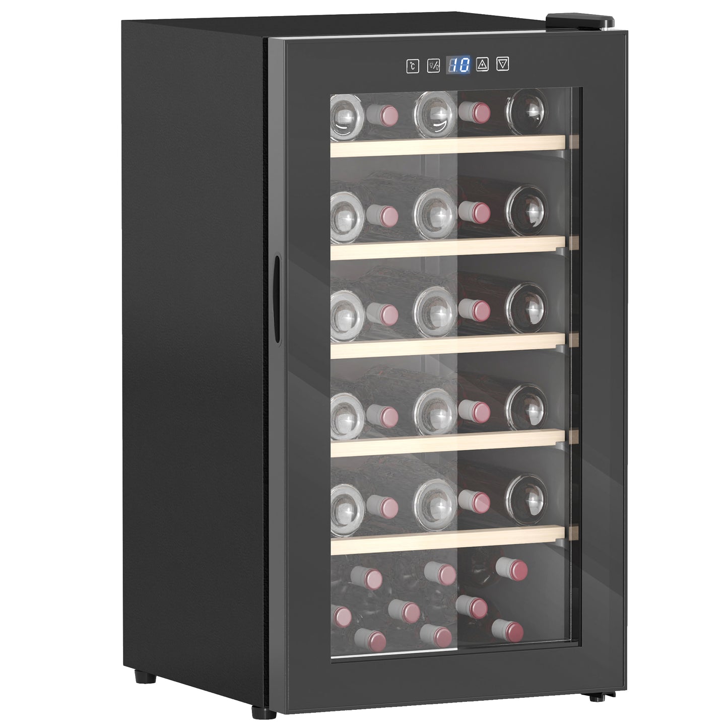 41 Bottle Wine Cooler Fridge, Freestanding Wine Refrigerator