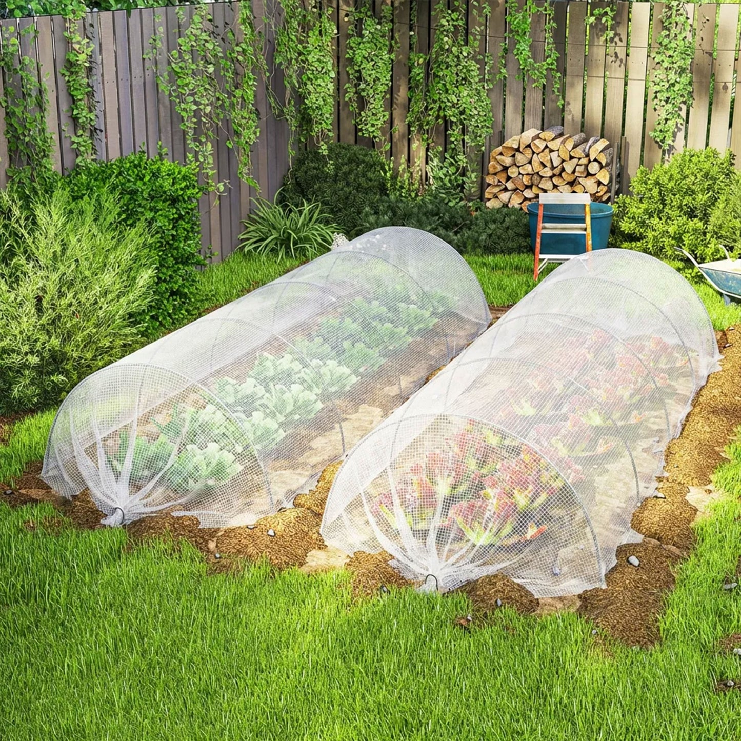 4 x 6m Waterproof Tarpaulin, 140GSM Tear-Resistant PE Tarp