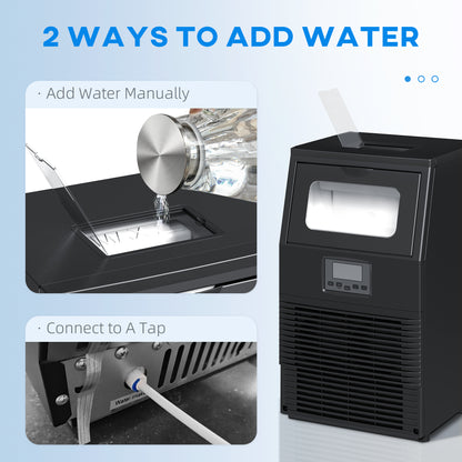 Commercial Ice Maker with 4kg Ice Storage for Home Restaurant
