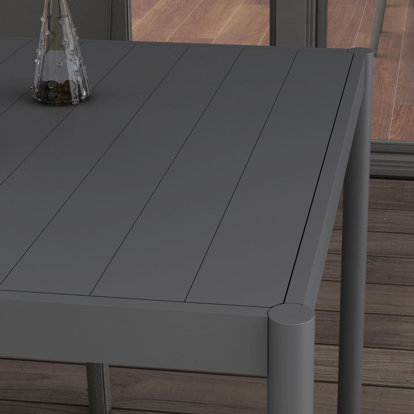 Six-Seater Aluminium Outdoor Table