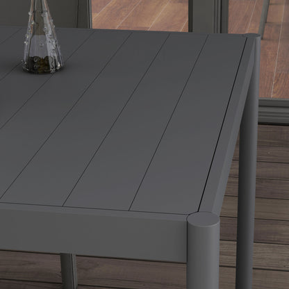 Six-Seater Aluminium Outdoor Table