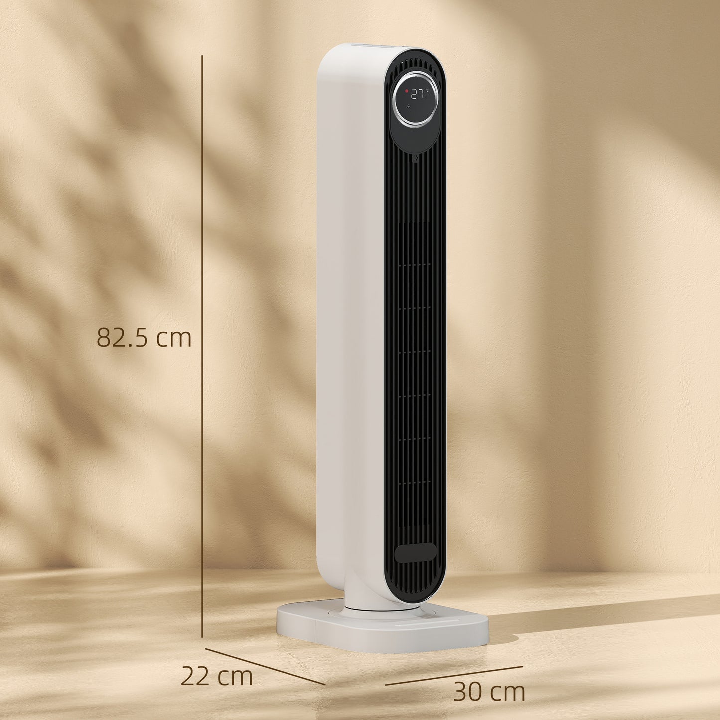 Ceramic Electric Heater, 2000W Fan Space Heater, White