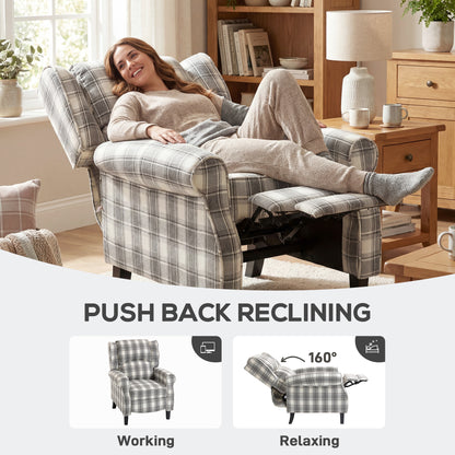 Recliner Chair for Living Room Wingback Chair with Padded Armrest