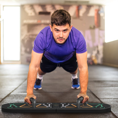 11-in-1 Foldable Push Up Board, Press Up Handles for Home Gym