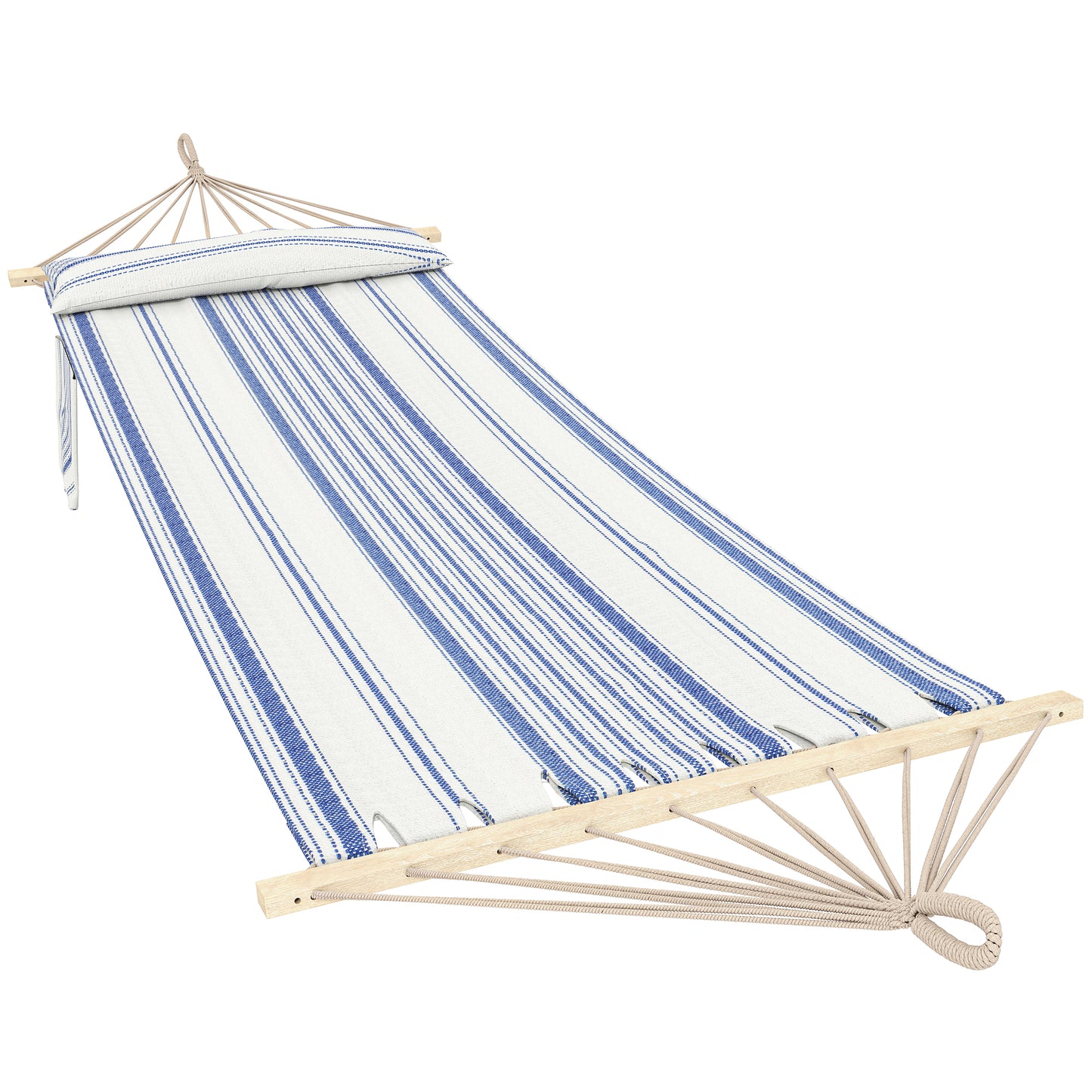Cotton Hammock, Soft Portable Swing Chair w/ Headrest