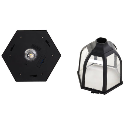 Solar Powered LED Sensor Lamp Post