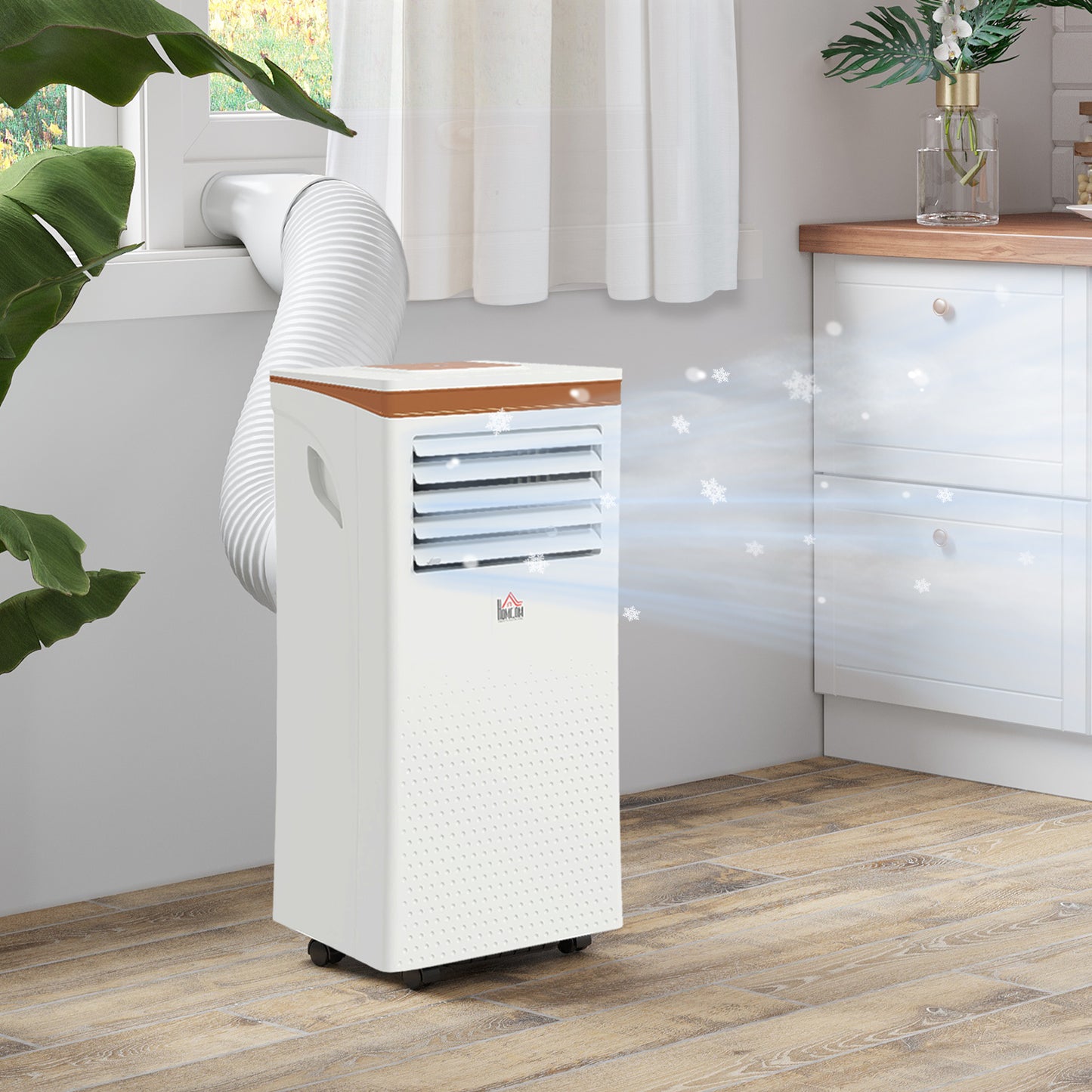 10000 BTU Portable Air Conditioner 4 Modes LED Display Timer Home Office