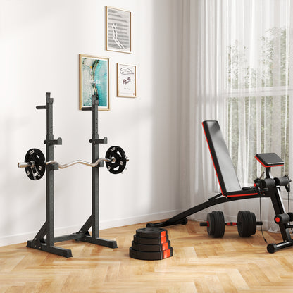 Olympic Weight Plates Set for Home Gym, 2 x 7.5kg, 2 x 5kg, Black