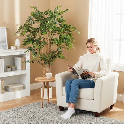 150cm Artificial Ficus Tree, Faux Plant for Home Decor