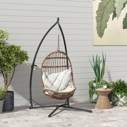 Hammock Chair Stand, Steel Frame Hammock Stand Only, Black