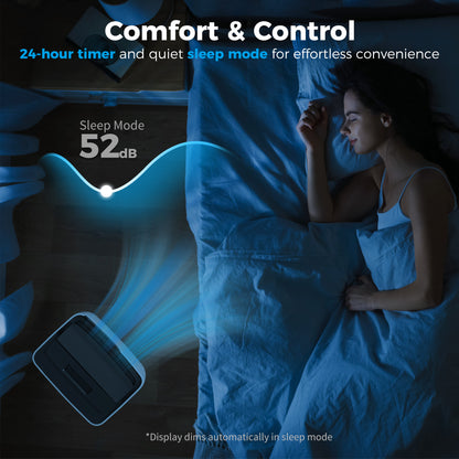 Portable Air Conditioner 14000 BTU, 4-in-1 Air Conditioning Unit