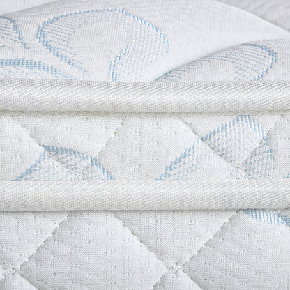 King Mattress, Pocket Sprung Mattress in a Box with Breathable Foam and Individually Wrapped Spring, 200cmx150cmx22.5cm, White