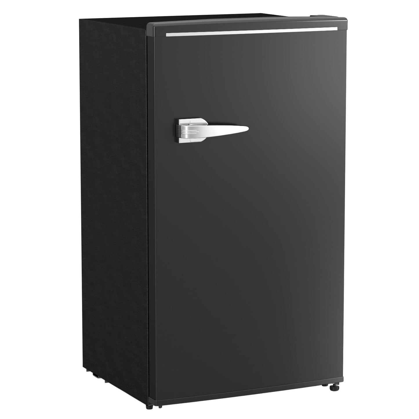 85L Freestanding Under Counter Fridge with Chiller Box, Black