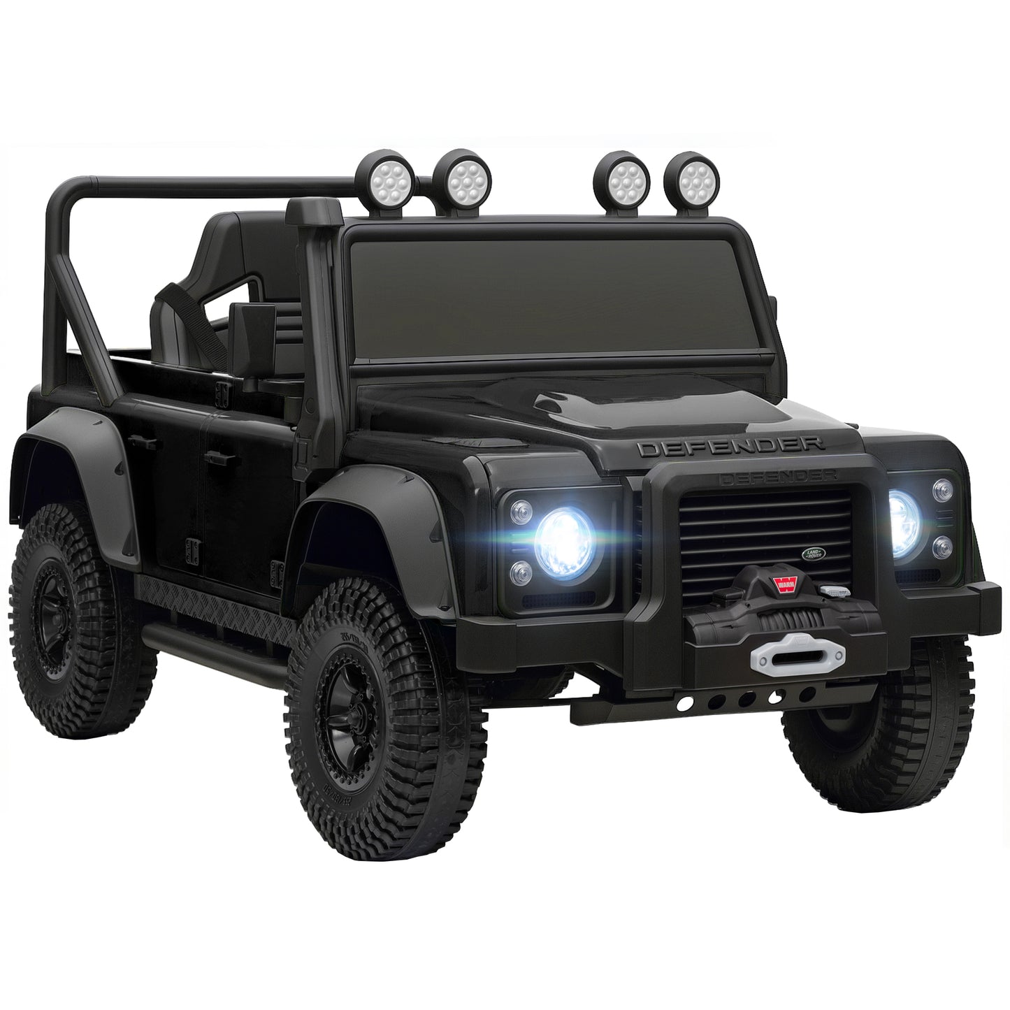 Kids Ride On Car, 12V Battery-Powered Electric Car with Remote Black