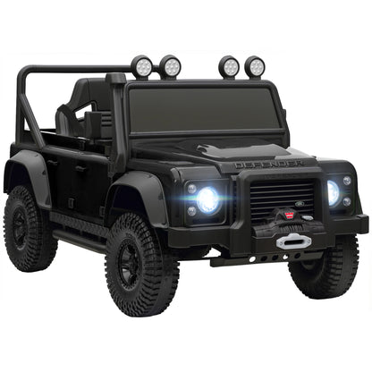 Kids Ride On Car, 12V Battery-Powered Electric Car with Remote Black