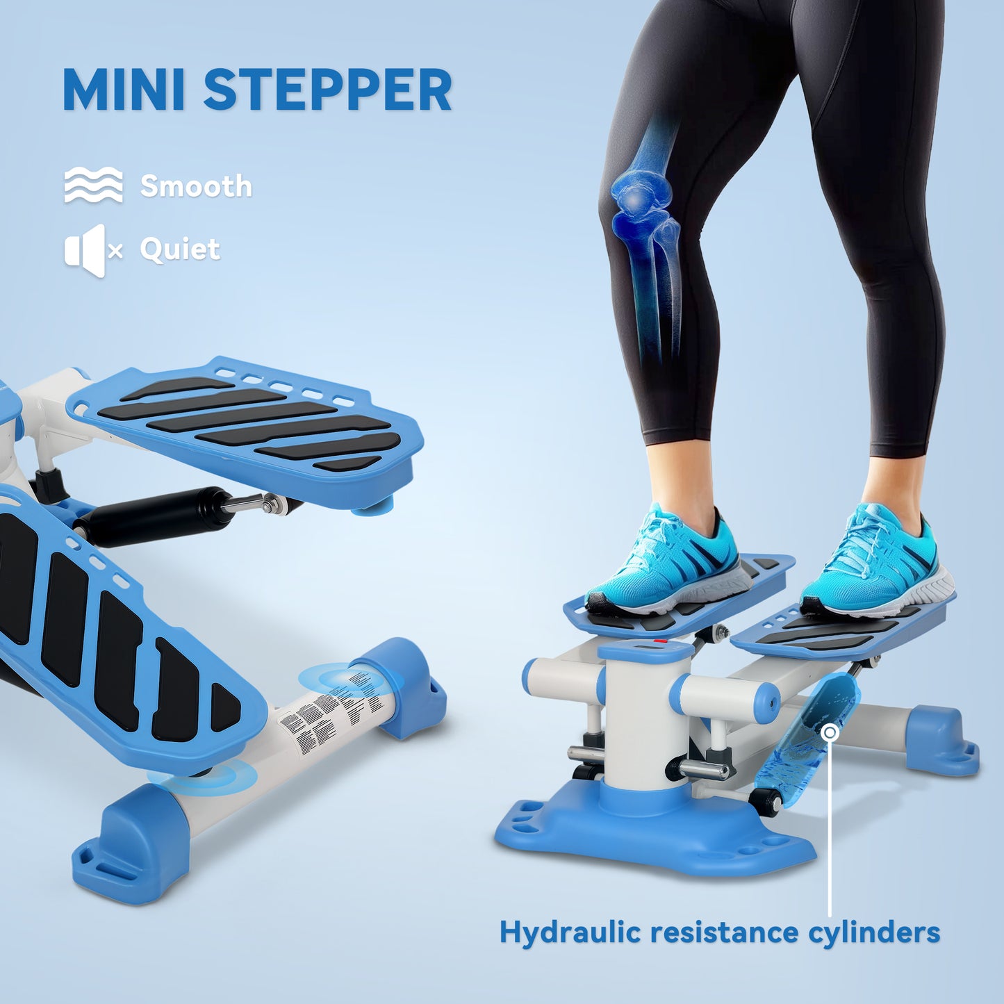 Portable Mini Stepper Step Machine for Home Gym  Exercise