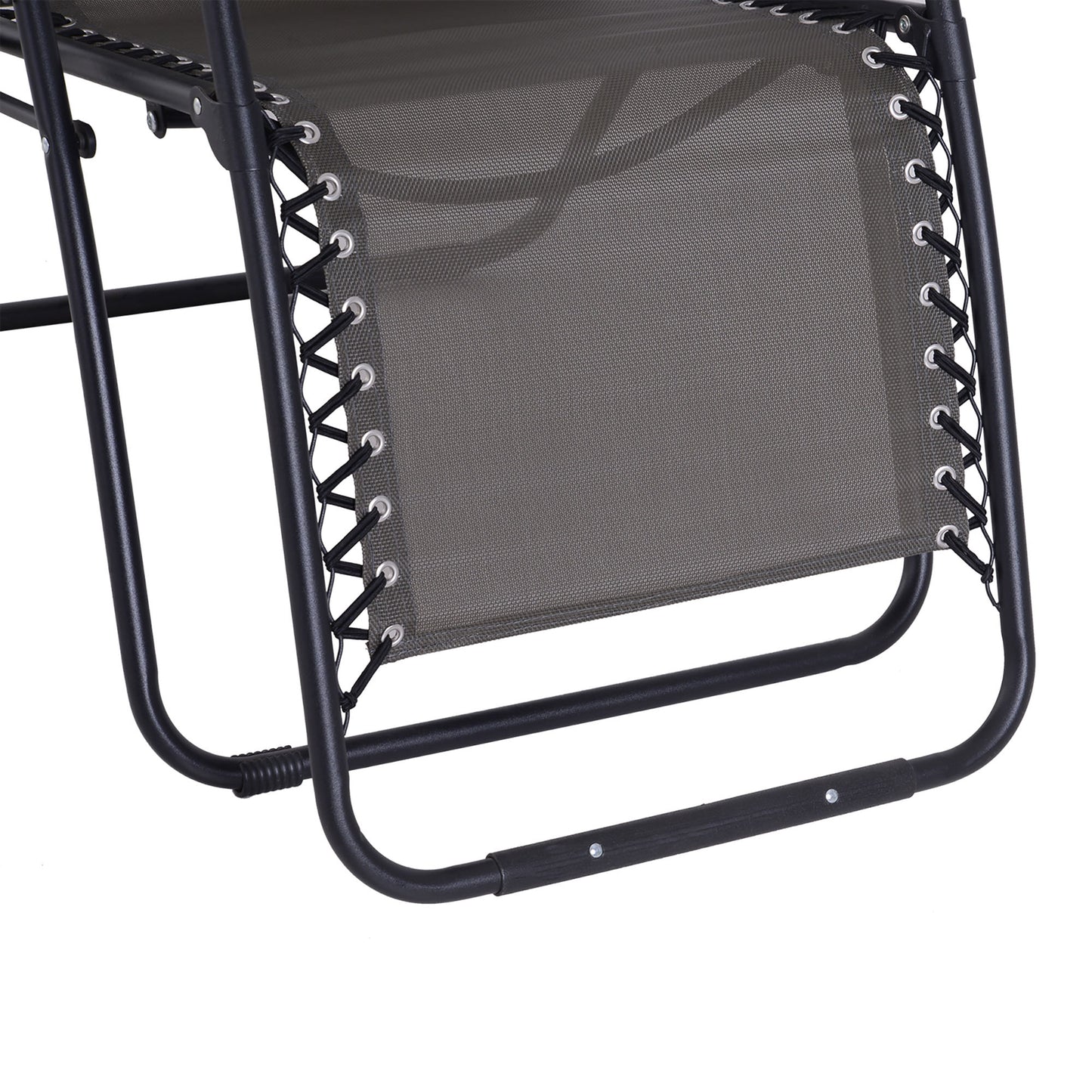 Zero Gravity Chair, Reclining Lounger w/ Pillow Grey