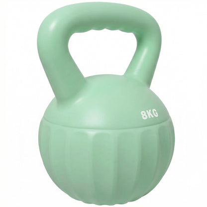 Kettlebell with Non-Slip Handle 8 kg Green