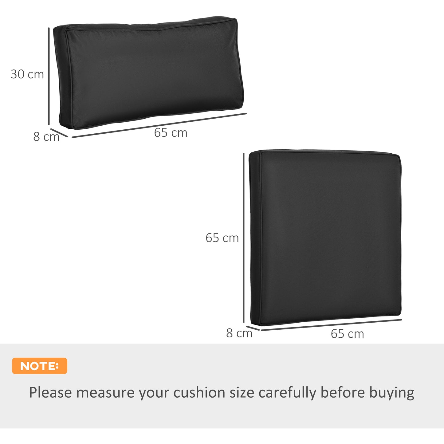 Replacement Cushions for Outdoor Furniture Garden Seat Cushion Pad