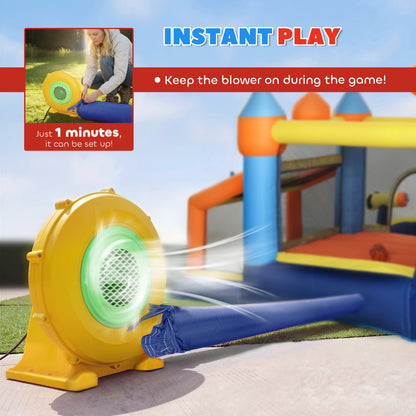 Inflatable Bounce House with Slide Pool/Ball Pit for Outdoor