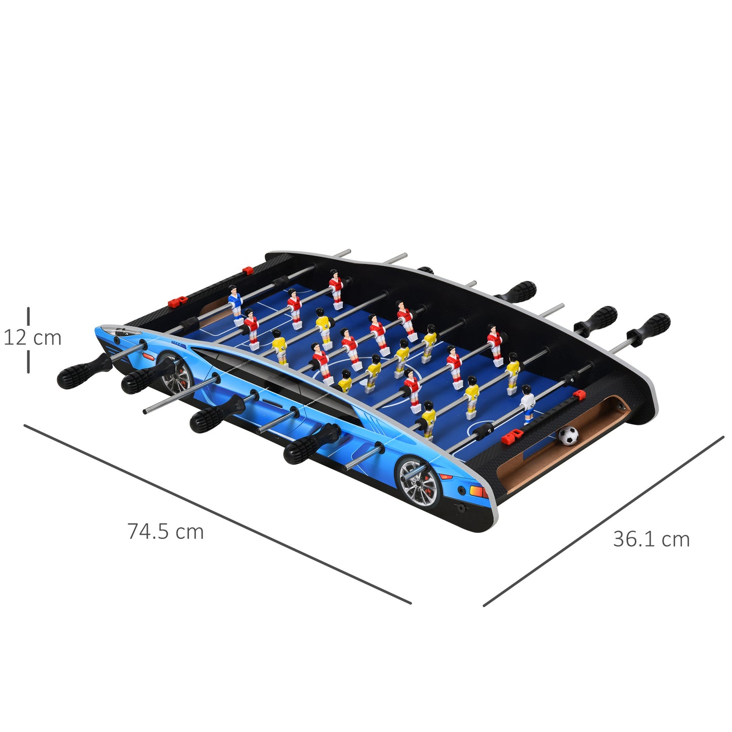 2ft Foosball Table Arcades Competition Sized for Kids, Adults, Indoor