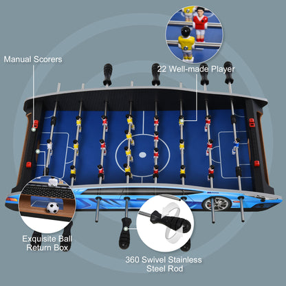 2ft Foosball Table Arcades Competition Sized for Kids, Adults, Indoor