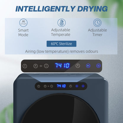 5kg Portable Vented Tumble Dryer Machine with Timer, 6 Heat Settings
