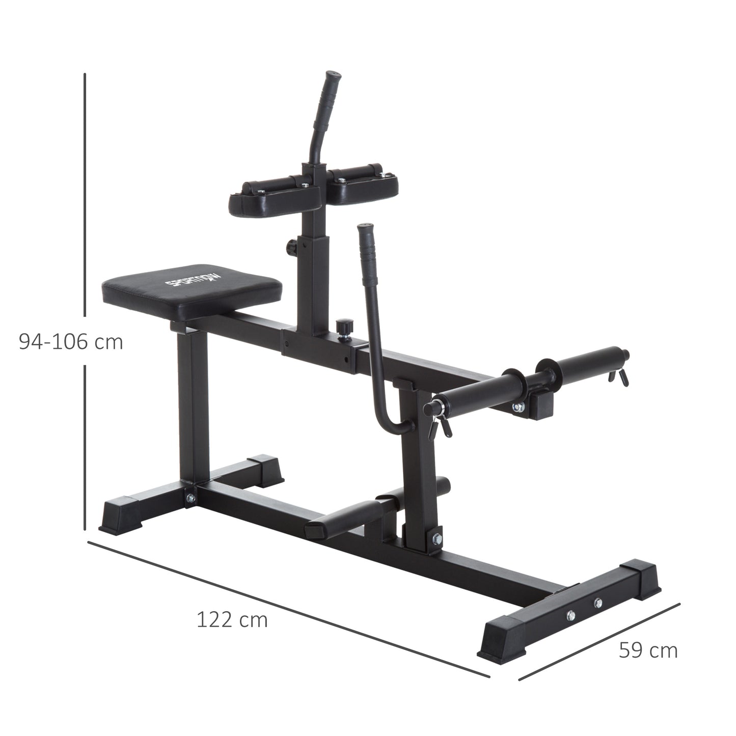 Seated Adjustable Leg Extension Machine with Plate Loaded