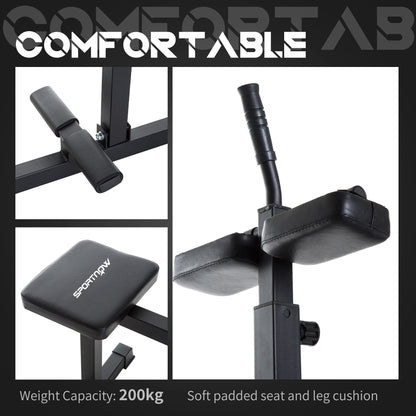 Seated Adjustable Leg Extension Machine with Plate Loaded